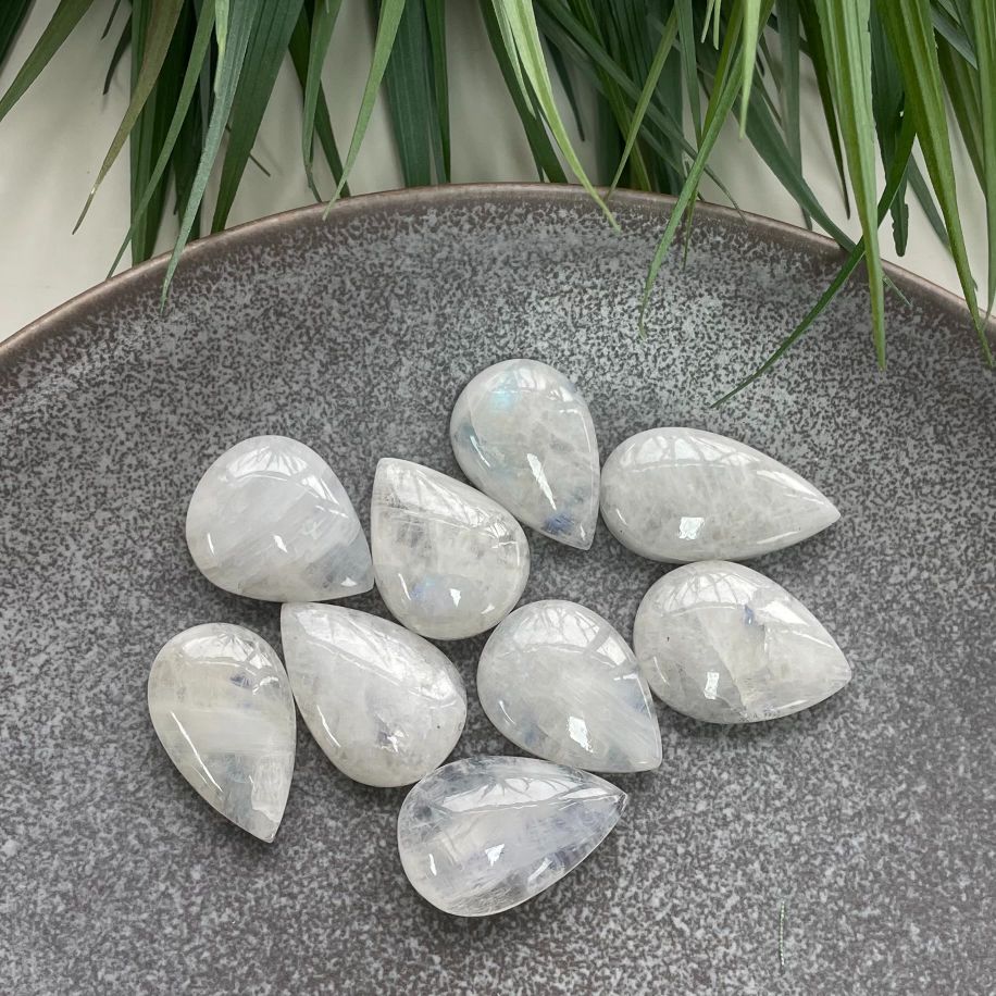 Moonstone Cabochon - Tear Drop - 1pc Moonstone Cabochon - Tear Drop - 1pc